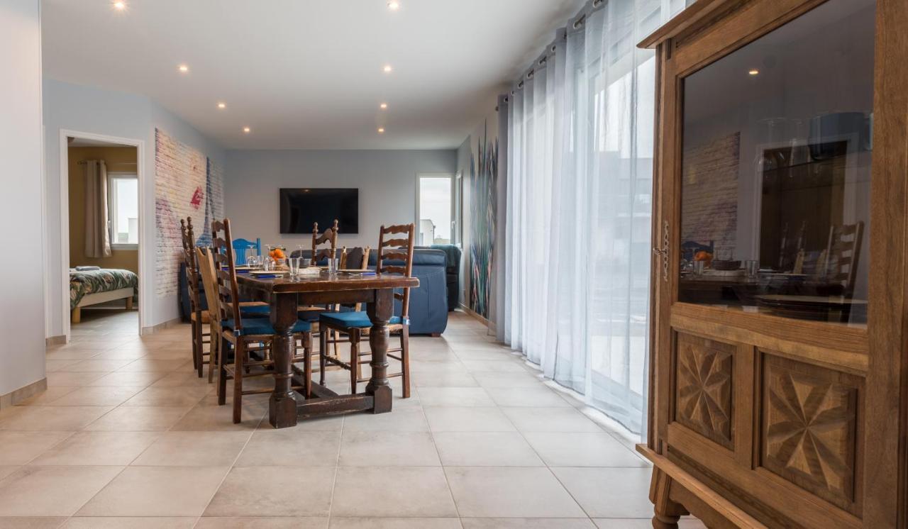 La proue - appt avec terrasse à moins de 100m de la plage Saint-Côme-de-Fresné Esterno foto